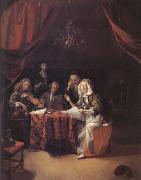 Godfried Schalcken A Family Concert (mk25 oil painting picture wholesale